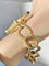 Bracelet Bracelet or jaune et saphirs 58 Facettes