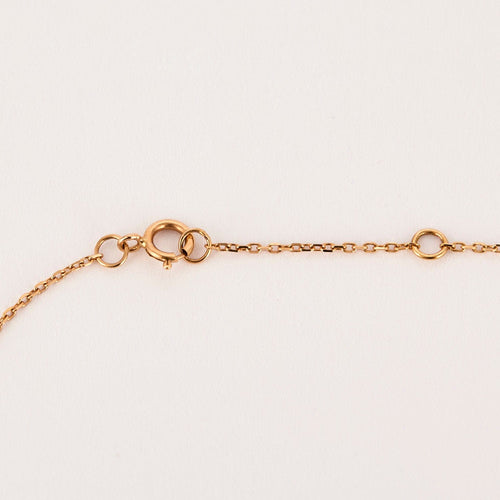 Collier COLLIER OR ROSE 2 DIAMANTS 0,15ct 58 Facettes M8927
