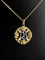 Pendentif Pendentif Art Nouveau porte bonheur "13" en or 58 Facettes