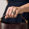Bague 54 Large Bague en or gris et diamants 58 Facettes LOR3340
