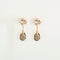 Boucles d'oreilles Boucles d'oreilles transformables Quartz fumé Diamants 58 Facettes