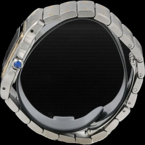 Montre Cartier Montre Santos De Cartier Galbee Pm 58 Facettes MT43964