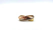 Cartier - Bague Trinity modèle classique en or jaune, blanc et rose 18k 58 Facettes