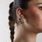 Boucles d'oreilles Boucles d'oreilles fleur diamants et rubis 58 Facettes 2922