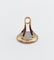 Pendentif Pendentif sceau antique en or rose 14k et agate blanche 58 Facettes A06677