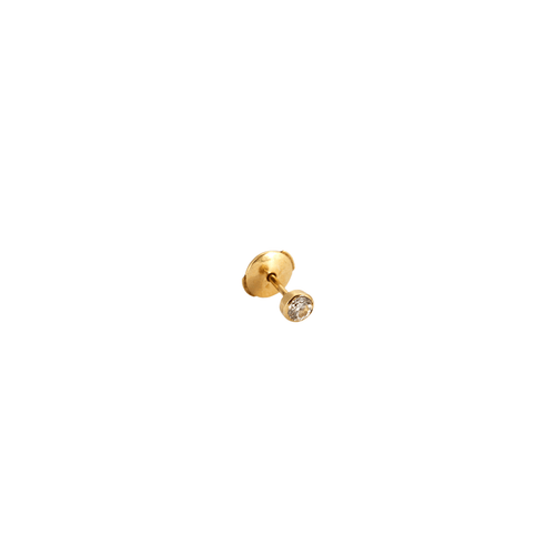 Boucles d'oreilles Paire de boucles d’oreilles or jaune et diamant 58 Facettes GAW6