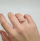 Bague 52 Bague or rose sertie d’améthystes 58 Facettes