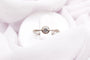 Bague Bague solitaire serti clos or blanc et diamant 0,35 ct G VS 58 Facettes 240328