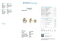 Boucles d'oreilles Boucles d'oreilles fleur en or jaune avec diamants certifié HRD 58 Facettes