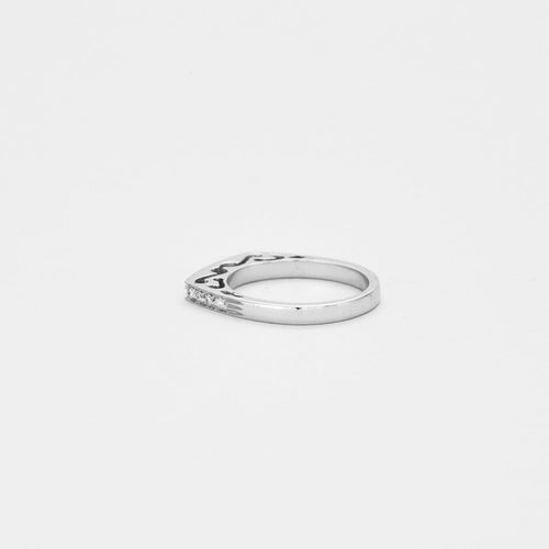 Bague 54 Bague demi-éternité diamants 58 Facettes 2519