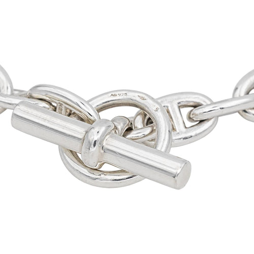 Bracelet Hermès Bracelet  Chaîne d'ancre Argent 58 Facettes 4926089RV