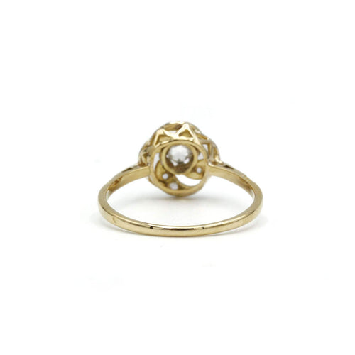 Bague 56 Bague 9 Diamants taille rose 58 Facettes 240130R