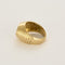 Bague 54 Bague dôme en or jaune et émeraude 58 Facettes TAR1358