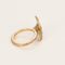Bague fleur en Or jaune et pierres roses