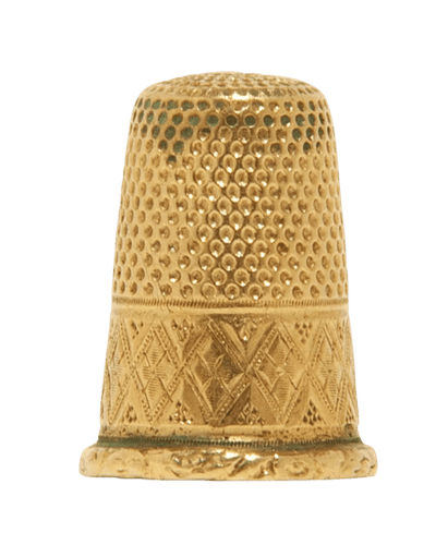 Dé à coudre Virtuluxury Or jaune 18K 58 Facettes BO200260/DEENOR