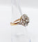 Bague 54 Bague marguerite or jaune, platine et diamants taille ancienne (circa 1920) 58 Facettes A05474