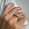 Bague Bague trilogie avec diamants 58 Facettes 3550