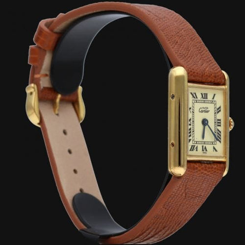 Montre Cartier Montre Tank Vermeil 58 Facettes MT44800