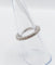 Bague 49.5 Alliance américaine or blanc et diamants 58 Facettes A05317
