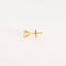 Boucles d'oreilles Boucles d'oreille puce en or jaune et diamant 58 Facettes LP27