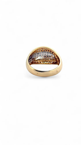 Bague 55 Bague 2 ors et diamants 58 Facettes