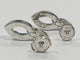 Boucles d'oreilles Cartier Diadea or blanc et diamants