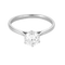 Bague 54 Bague Solitaire  en or blanc et diamant 58 Facettes RAM3248