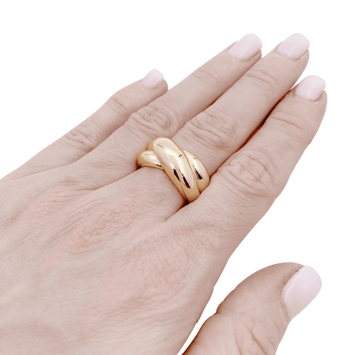 Bague 53 Bague vintage Cartier, "Colisée", or jaune. 58 Facettes 34428