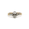 Bague 52 Bague or jaune diamants 58 Facettes 250012R
