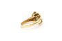 Bague 56 Bague contemporaine en or jaune, or blanc, sertie de diamants (0.394ct) 58 Facettes B646