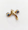 Bague 49 Bague marquise or jaune diamant 0,70 carat et saphirs (circa 1900) 58 Facettes A06104
