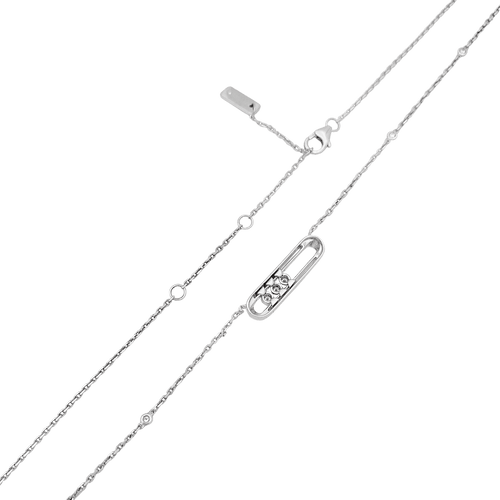 Collier Collier-Sautoir Messika, "Baby Move", or blanc, diamants. 58 Facettes 34538