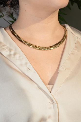 Collier Collier Maille Anglaise  Or jaune 58 Facettes 4584704CN