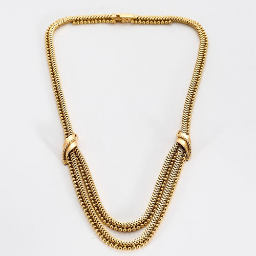 Collier Collier de passementerie or jaune 58 Facettes VAN0114