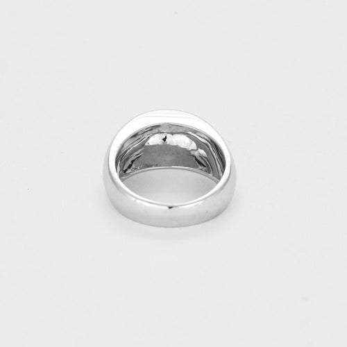 Bague 56,5 Bague jonc en or blanc 58 Facettes CAN1331X3