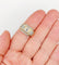 Bague 55 Bague tank art deco or jaune 18k et platine ornée de diamants 58 Facettes A04969