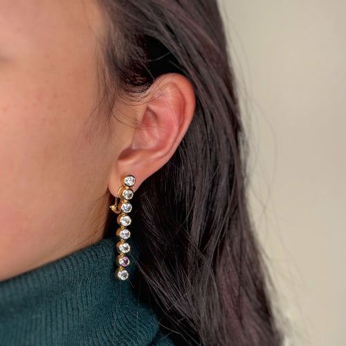 Boucles d'oreilles Boucles d'oreilles Clip Or jaune & Saphirs - C.BUCHERER 58 Facettes 250352R