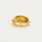 Bague 56 Bague jonc or jaune 58 Facettes LP242/4