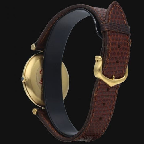 Montre Cartier Montre Must De Cartier Vermeil 58 Facettes MT41217
