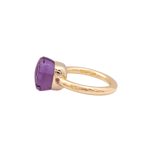 Bague 50 Bague Pomellato, collection "Nudo Classic", or rose et améthyste. 58 Facettes 34367