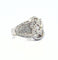 Bague 57 Bague infini en or blanc et diamants 58 Facettes