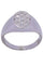 Bague 48.5 Chevalière pavage diamants 58 Facettes 083661