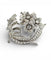 Broche Broche à fleurs en or et diamants magnifiques 58 Facettes