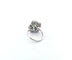Bague 57 Bague en or blanc avec émeraude et diamants 58 Facettes