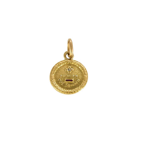 Pendentif AUGIS - Petite médaille d'amour 58 Facettes PAL30163