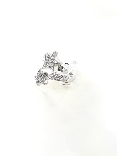 Bague 51 Bague CHANEL "COMÈTE" en or gris 58 Facettes