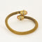Bracelet Bracelet jonc en or jaune, diamants et corail peau d'ange 58 Facettes BIA1118X3