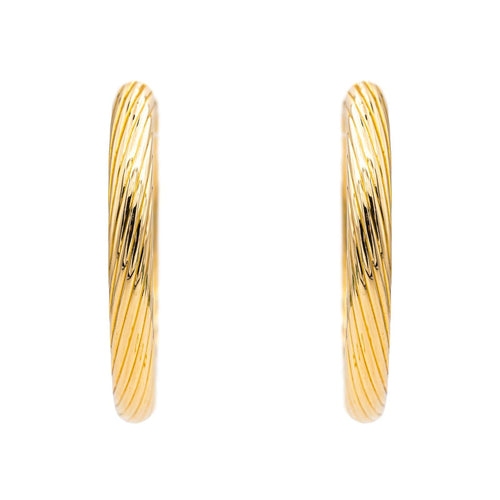 Boucles d'oreilles Boucles d'oreilles  Créoles Or jaune 58 Facettes 4343334RV