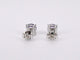 Boucles d'oreilles Boucles d'oreilles en or blanc avec améthyste 58 Facettes 2192