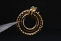 Boucles d'oreilles Boucles d'oreilles doubles créoles dorées 58 Facettes